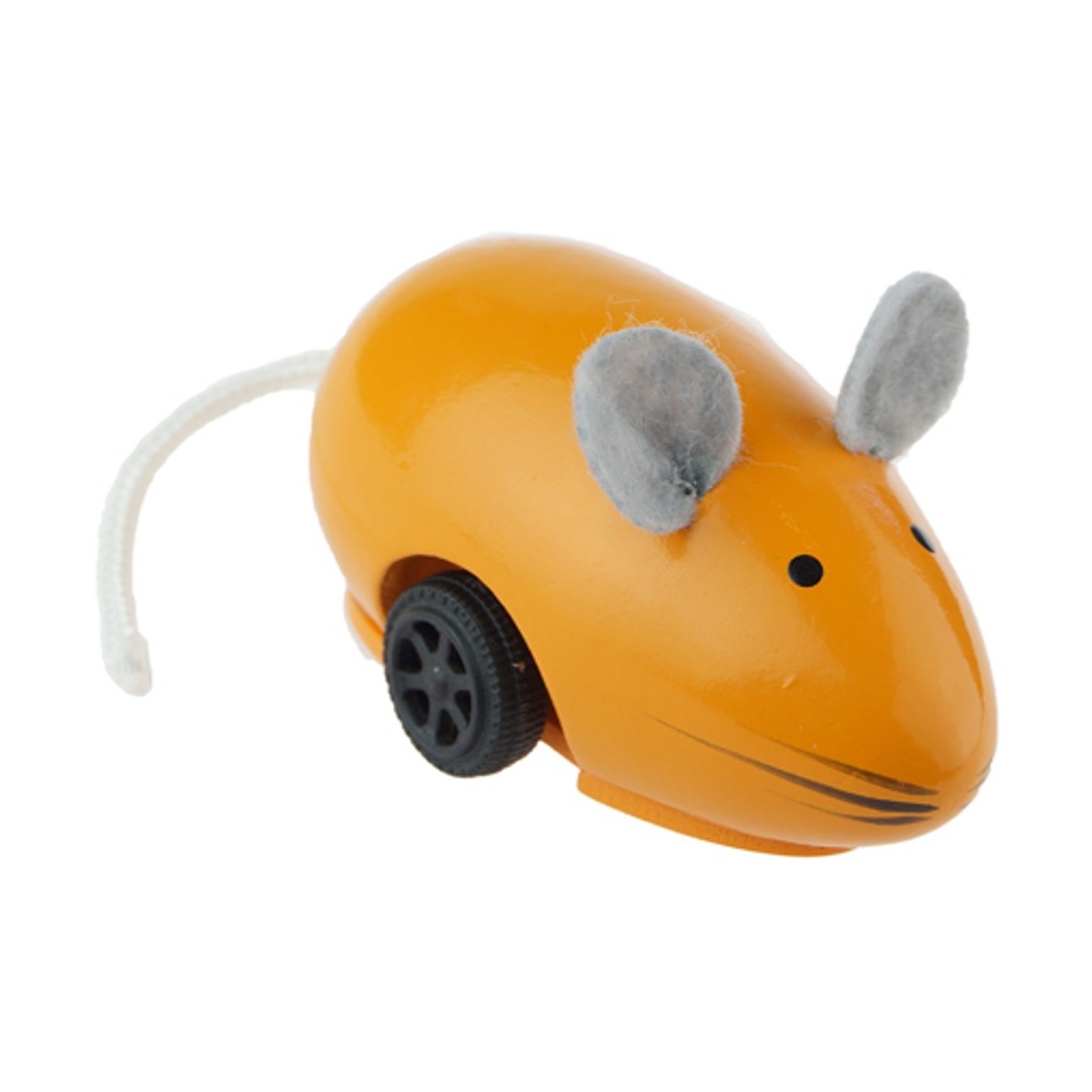 Vilac Uciekająca myszka pomarańczowa drewniana zabawka +3