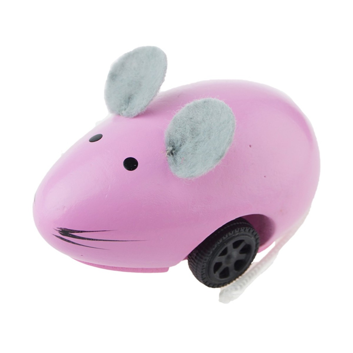 Vilac Uciekająca myszka różowa drewniana zabawka +3