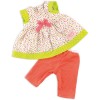 Bluzka i spodenki dla lalek do 36cm Mathilda, Petitcollin 503626 Bluzka i spodenki dla lalek do 36cm Mathilda, Petitcollin 503626