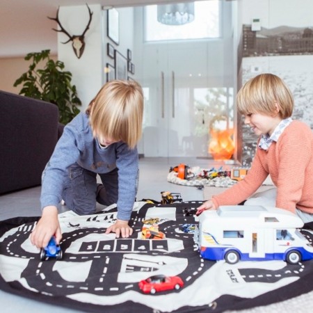 Worek na zabawki i mata do zabawy Mapa drogowa, Play and Go