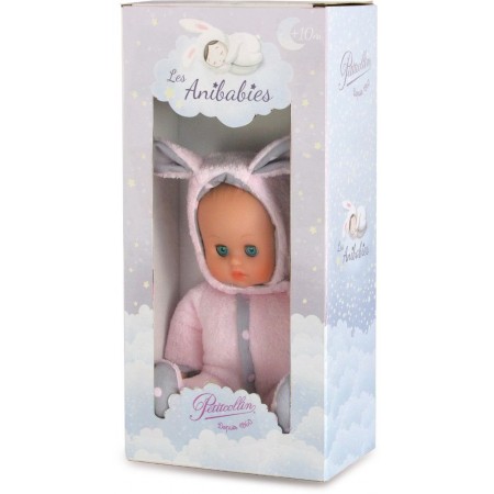 Lalka szmaciana bobas dla niemowląt +10m Króliczek, Petitcollin Lalka szmaciana bobas dla niemowląt +10m Króliczek, Petitcollin