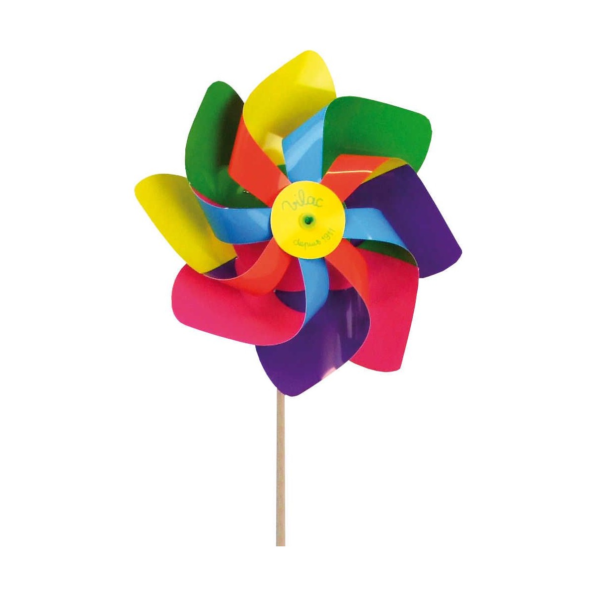 Wiatraczek od 18mc z drewnianym kijkiem, Vilac