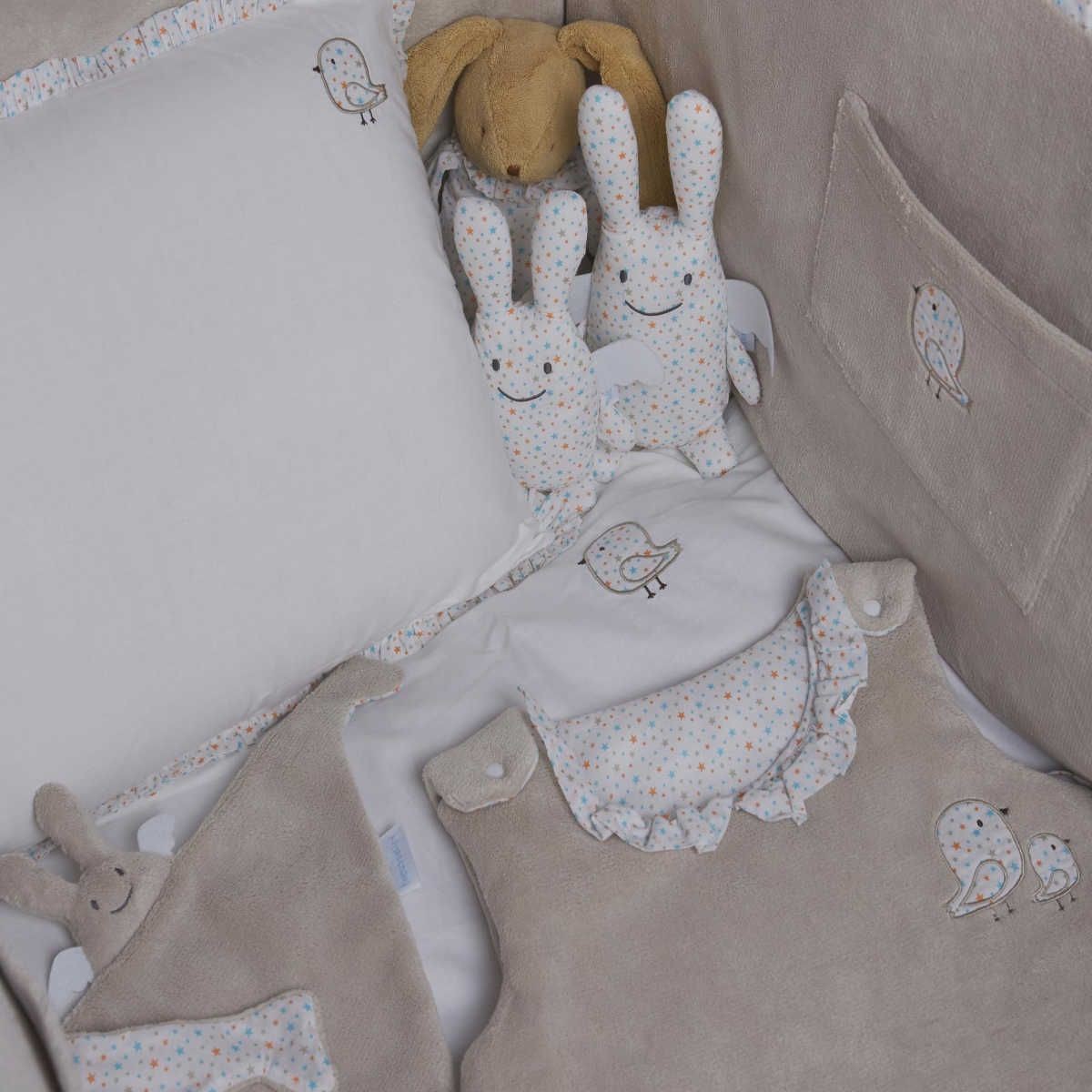 Becik dla noworodka miękki Gwiazdy 80cm, Trousselier