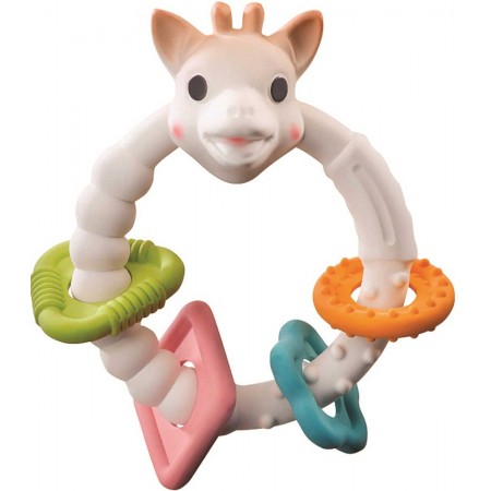 Gryzak miękki z kółeczkami Żyrafa Sophie So Pure, Vulli Gryzak miękki z kółeczkami Żyrafa Sophie So Pure, Vulli