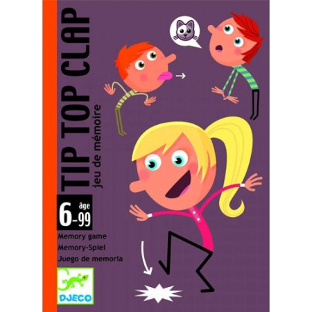 Djeco Gra karciana pamięciowa Tip Top Clap dla dzieci 6+ Djeco Gra karciana pamięciowa Tip Top Clap dla dzieci 6+