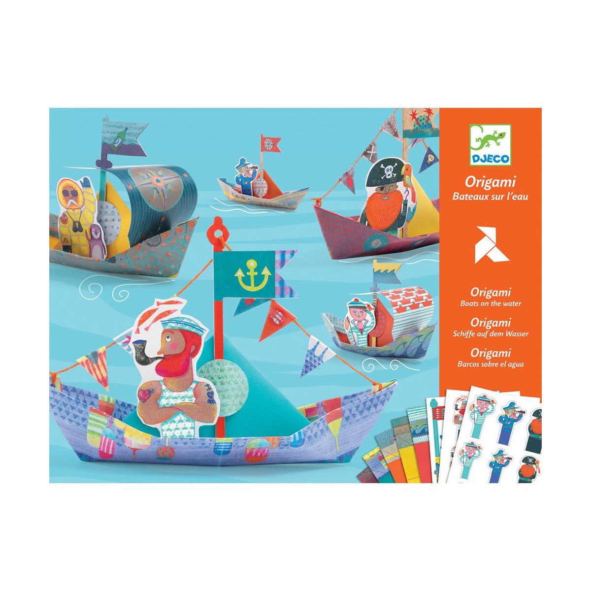 Djeco Łódki z origami krok po kroku dla dzieci od 6 lat