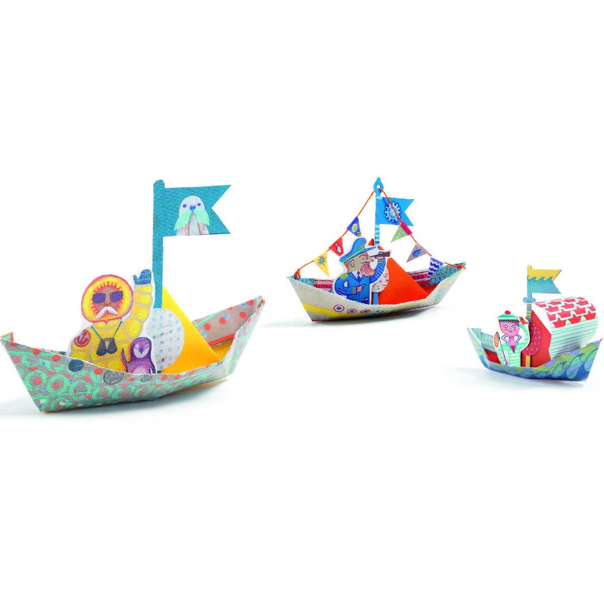 Djeco Łódki z origami krok po kroku dla dzieci od 6 lat