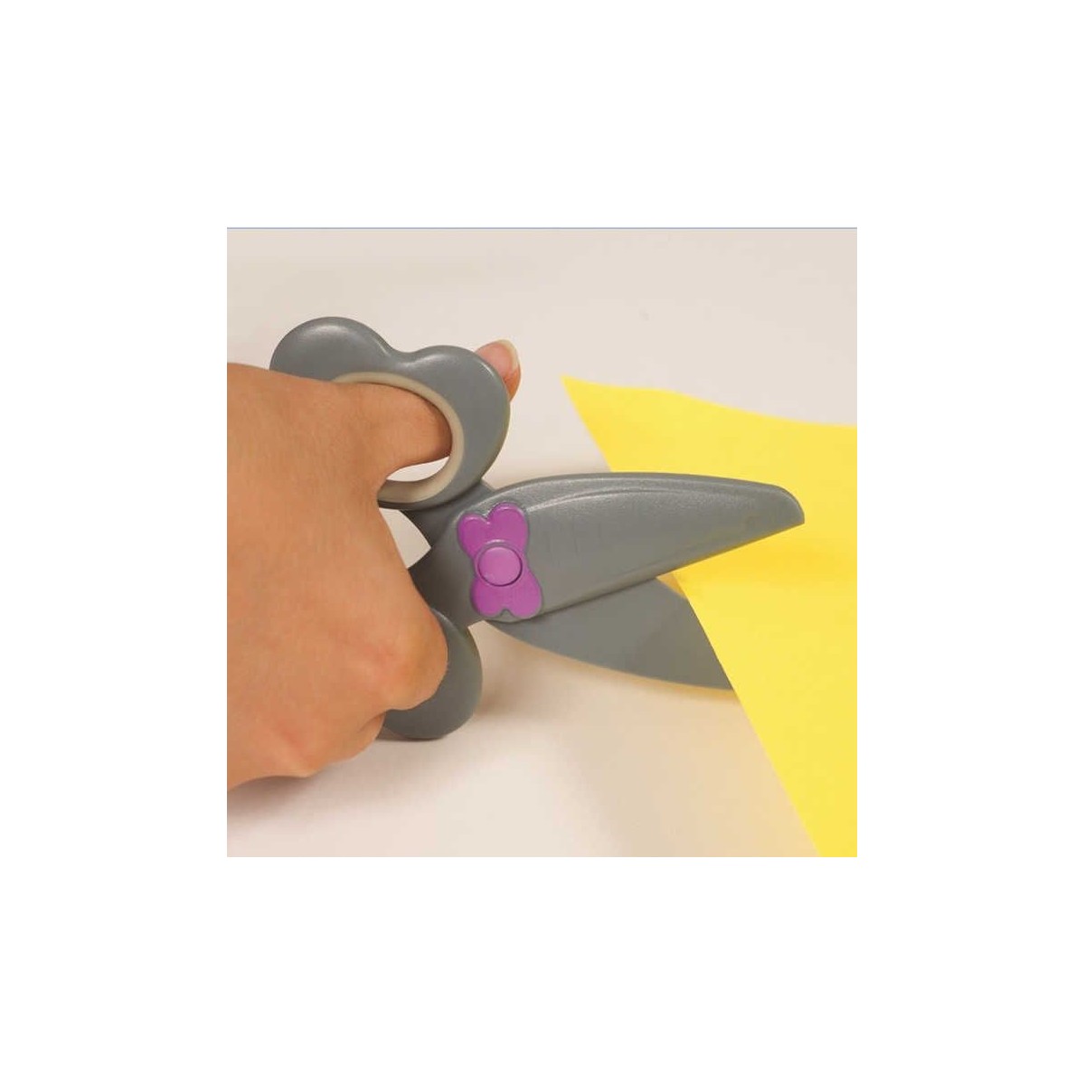 Nożyczki plastikowe bezpieczne dla 2 latka Słonik, Aladine