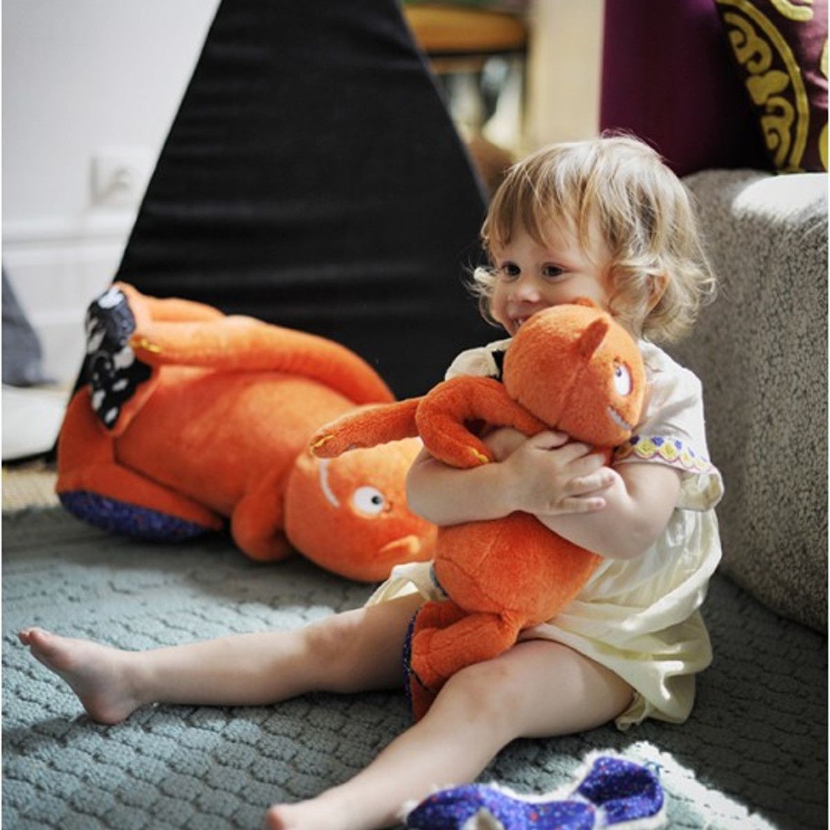 Olbrzym z małym Przyjacielem przytulanka edukacyjna, Ebulobo