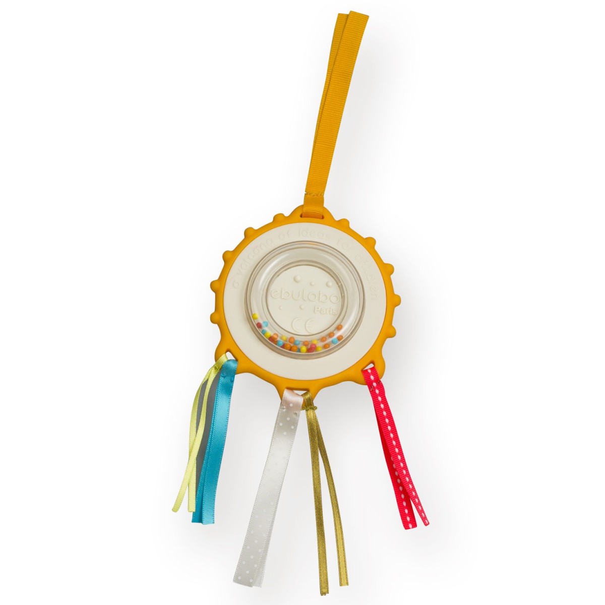 Ebulobo Gryzak Literka "S" z grzechotką i metkami od urodzenia