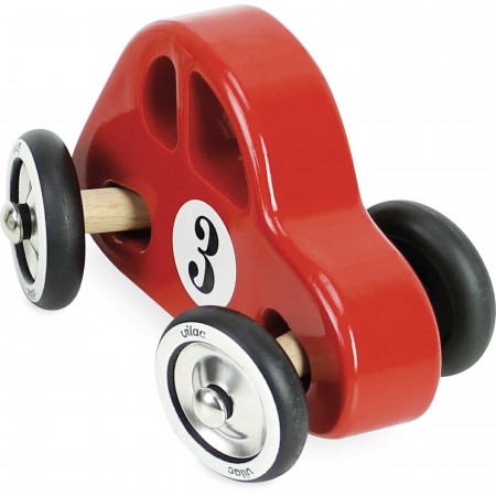 Vilac duże autko drewniane dla 2 latka Swing Car czerwone Vilac duże autko drewniane dla 2 latka Swing Car czerwone