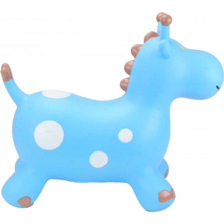 Skoczek gumowy Żyrafa Niebieska dla dzieci +12mc rozm. S/M, Happy Hopperz