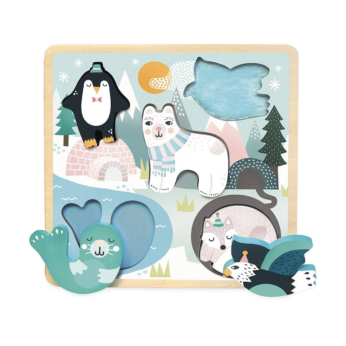 Vilac puzzle sensoryczne Na Lodzie by Michelle Carlslund