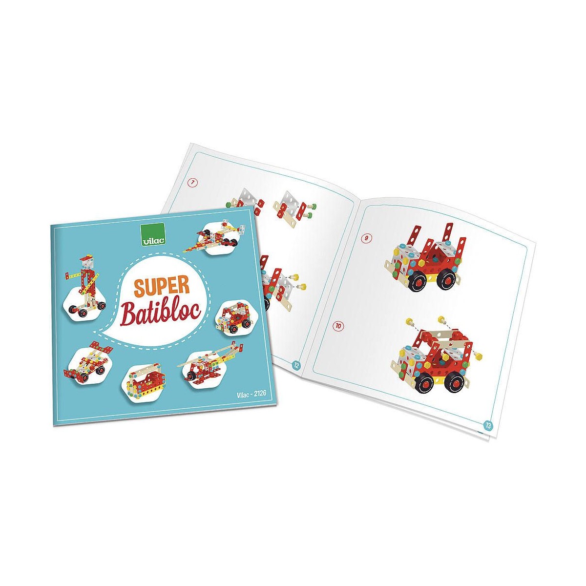 Vilac Klocki konstrukcyjne Super Batibloc 100 szt od 4 lat