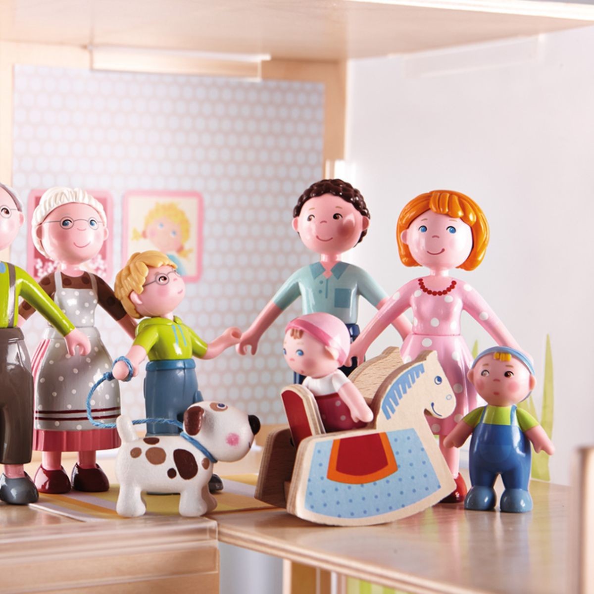 Mama Katrin lalka plastikowa do domków Little Friends, Haba