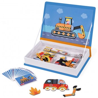 Janod Magnetibook Magnetyczna Układanka Pojazdy Od 3 Lat Janod Magnetibook Magnetyczna Układanka Pojazdy Od 3 Lat