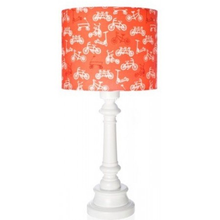 Lampa stojąca dla dziecka Rowerki Czerwone walec, Lamps & Co.