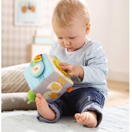 Haba Kostka sensoryczna dla niemowląt Magiczna Żaba + 6mc Haba Kostka sensoryczna dla niemowląt Magiczna Żaba + 6mc
