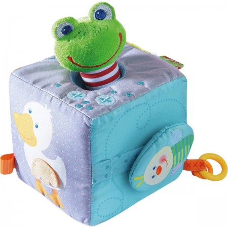 Haba Kostka sensoryczna dla niemowląt Magiczna Żaba + 6mc Haba Kostka sensoryczna dla niemowląt Magiczna Żaba + 6mc
