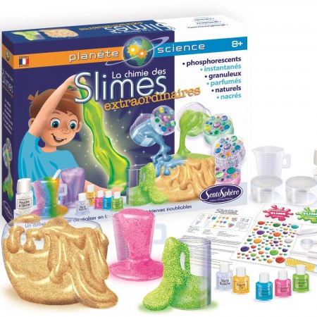 Zestaw do robienia NIEZWYKŁYCH mas żelowych Slime +8, SentoSphere