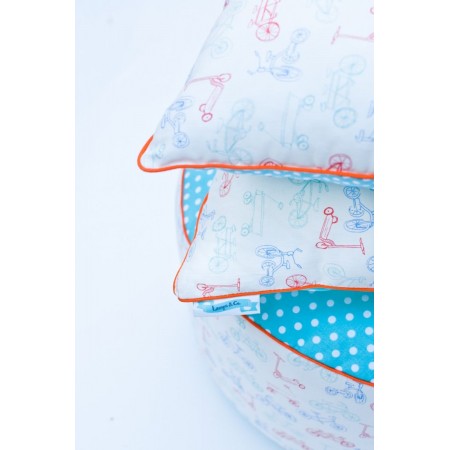 Poduszka dla dzieci Rowerki pastelowe, Lamps & Co. | Dadum
