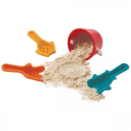Zestaw do zabawy w piasku dla dzieci drewniany, Plan Toys