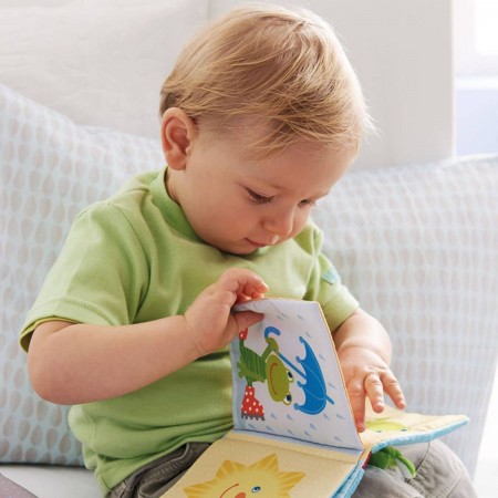 Książka miękka dla niemowląt Żabka