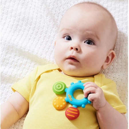 Haba Gryzak Kolorowe Kółko dla niemowląt w okresie ząbkowania