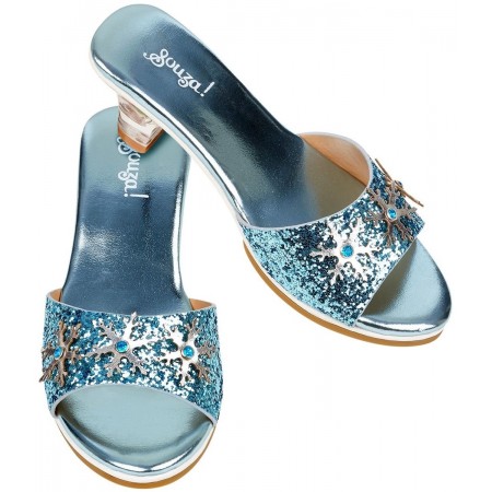 Buty na obcasie dla dzieci 24-25 Ice Queen niebieskie metaliczne, Souza! Buty na obcasie dla dzieci 24-25 Ice Queen niebieskie metaliczne, Souza!