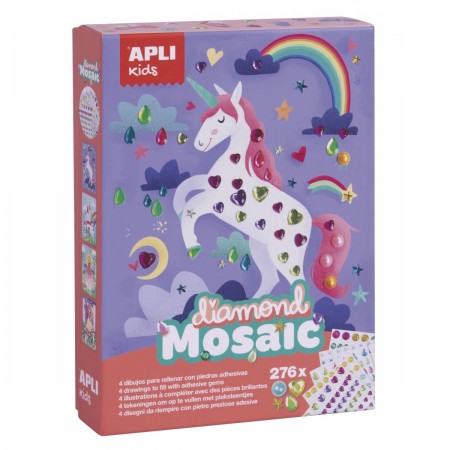 Zestaw artystyczny mozaika diamentowa, Apli Kids Zestaw artystyczny mozaika diamentowa, Apli Kids