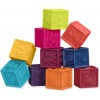 B.Toys Klocki miękkie dla niemowląt One Two Squeeze B.Toys Klocki miękkie dla niemowląt One Two Squeeze