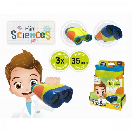 Buki Lornetka - Mini Sciences dla dziecka od 4 lat przybliżenie x3 Buki Lornetka - Mini Sciences dla dziecka od 4 lat przybliżenie x3
