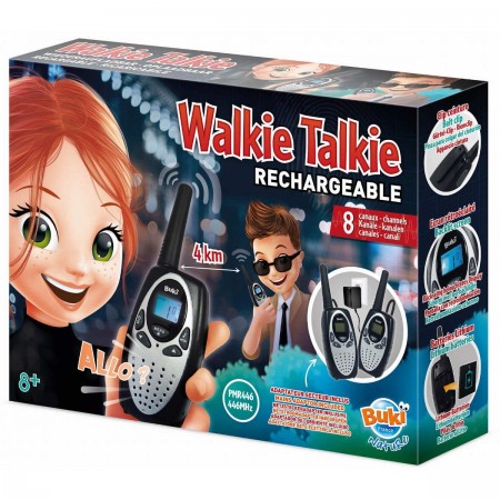 Buki WALKIE-TALKIE z akumulatorem - zasięg 4 km