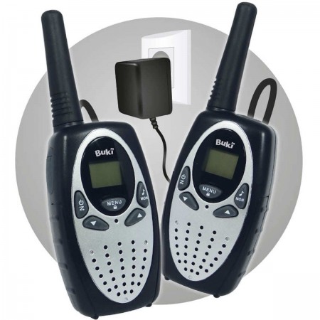 Buki WALKIE-TALKIE z akumulatorem - zasięg 4 km