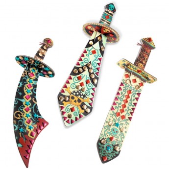 Djeco Zrób to sam - Pirackie Szable zestaw kreatywny +5