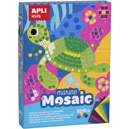 Apli Kids Mozaika piankowa Zwierzęta Morskie zestaw +4