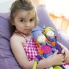 Elf granatowo-fioletowy lalka haftowana szmaciana dla dzieci Elf granatowo-fioletowy lalka haftowana szmaciana dla dzieci