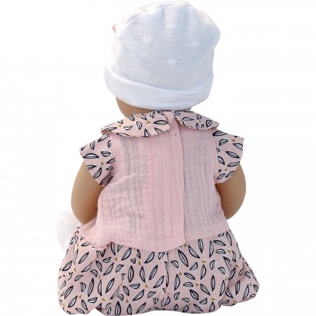 Petitcollin Lalka bobas Mia z łóżeczkiem 35cm by S. Natterer Petitcollin Lalka bobas Mia z łóżeczkiem 35cm by S. Natterer