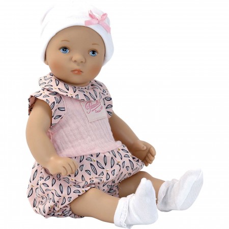 Petitcollin Lalka bobas Mia z łóżeczkiem 35cm by S. Natterer Petitcollin Lalka bobas Mia z łóżeczkiem 35cm by S. Natterer
