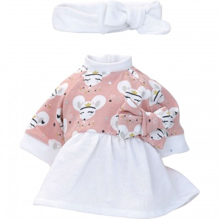 Petitcollin Ubranka dla lalek 28 cm Maya sukienka, opaska Petitcollin Ubranka dla lalek 28 cm Maya sukienka, opaska