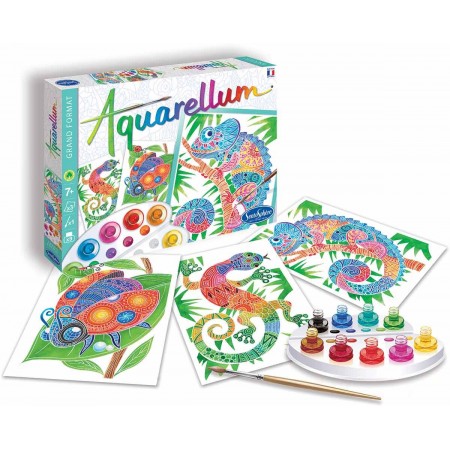 Aquarellum Zwierzęta Zentangle 3 obrazy do malowania, SentoSphere Aquarellum Zwierzęta Zentangle 3 obrazy do malowania, SentoSphere
