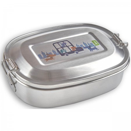 Sigikid Lunchbox dla dzieci do szkoły Pieski, metalowy Sigikid Lunchbox dla dzieci do szkoły Pieski, metalowy