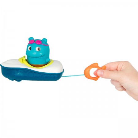 B.Toys Zestaw do kąpieli – łódka z napędem i pasażerem-sikawką +10mc B.Toys Zestaw do kąpieli – łódka z napędem i pasażerem-sikawką +10mc