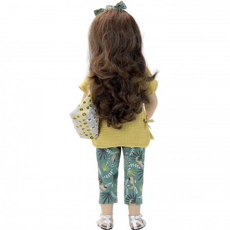 Lalka dla dzieci Charlotte 48cm z długimi włosami, Petitcollin