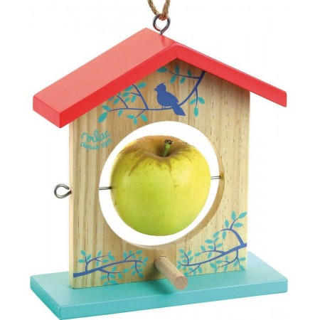 Vilac Drewniany karmnik dla ptaków na jabłko i nie tylko