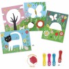 Djeco Zestaw z piankowymi markerami małe kropki