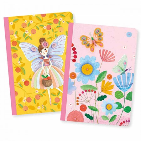 Djeco Notesik Rose 2 sztuk Djeco Notesik Rose 2 sztuk