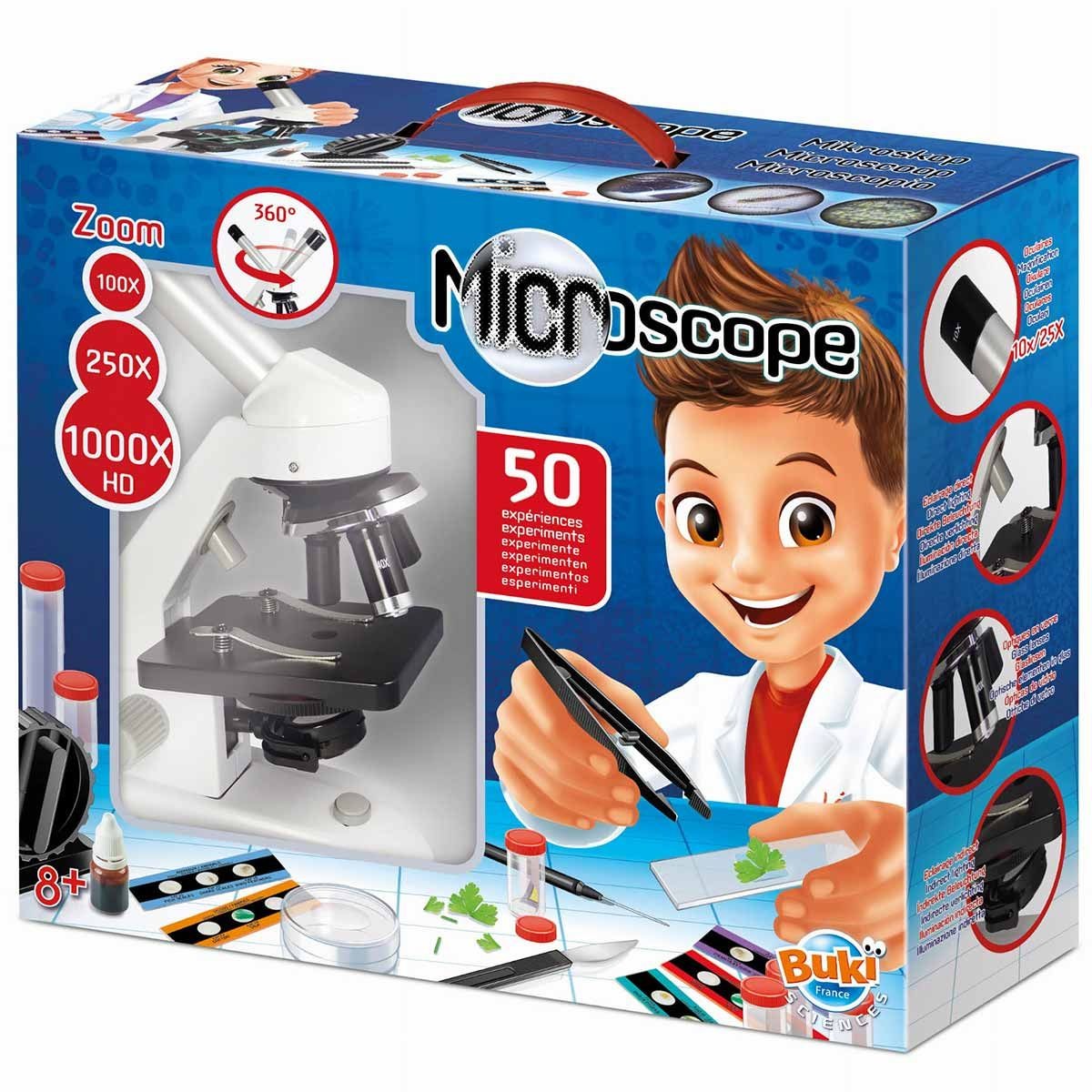 Buki Mikroskop 50 doświadczeń +8