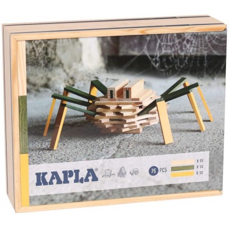 Kapla Spider Case 75szt Pająk z klocków deseczek +3