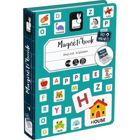 Janod Magnetibook magnetyczna układanka Alfabet od 3 lat Janod Magnetibook magnetyczna układanka Alfabet od 3 lat